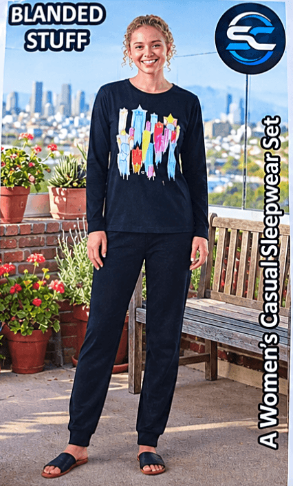 2 Pcs cotton night suit thumbnail 3