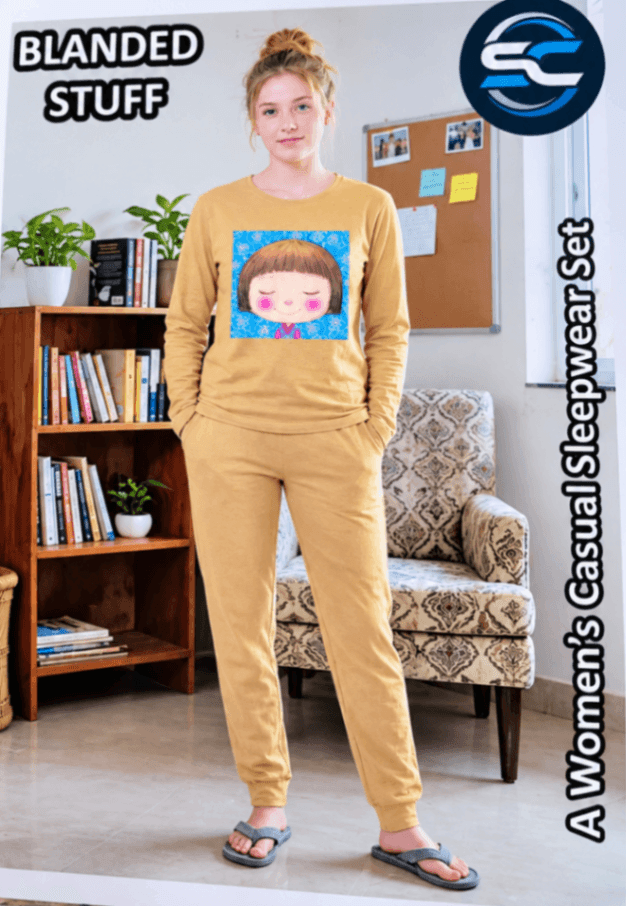 2 Pcs cotton night suit thumbnail 5